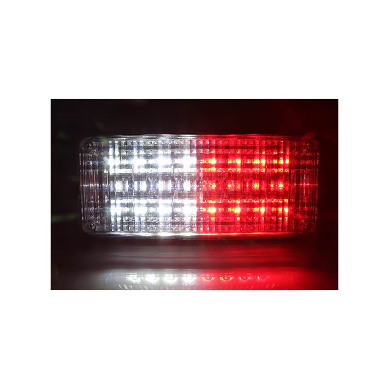 3x7 Red and White Perimeter surface mount LED Light