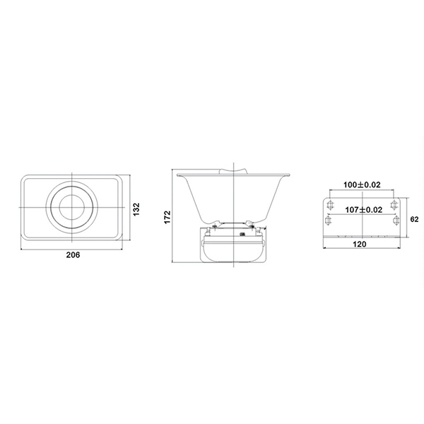 100 Watt Siren Speaker LB-1001