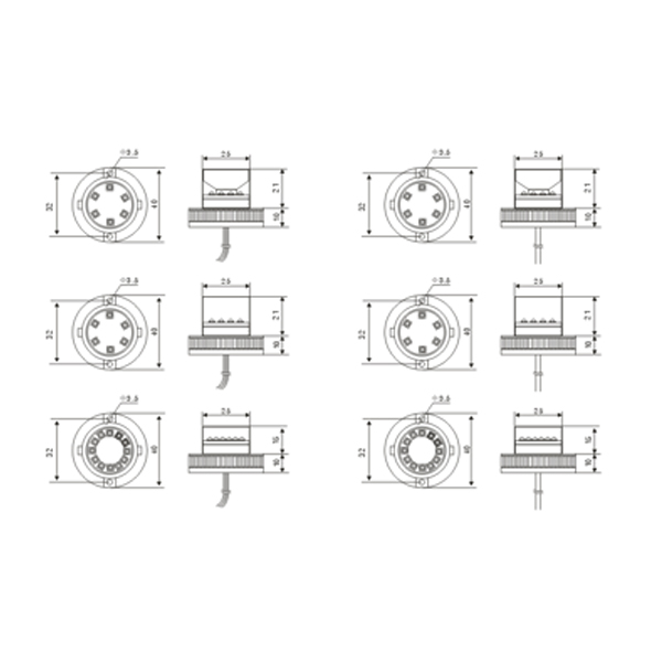 Strobe Hideaway surface mounts light Kit LED-239